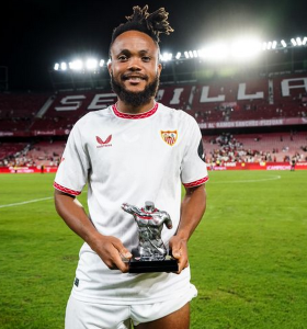 Sevilla issue medical report on Super Eagles winger Ejuke after injury against Barcelona 