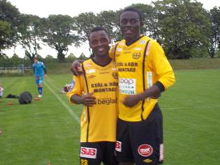 Golden Eaglets Whiz Alhassan Ibrahim Training With Angelholm FF 