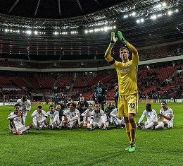 Anthony Ujah In Celebration Mood After Werder Bremen Seal Semifinal Berth