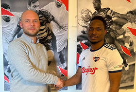 Official : Former Golden Eaglets striker Ogude rejoins nine-time Danish champions