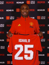 'Kanu Wore 25 At Arsenal' - Ighalo Explains Logic Behind Choosing Man Utd Jersey Number 