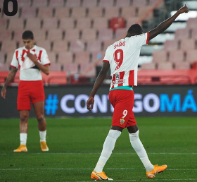 Nigerian exports : Trabzonspor's Nwakaeme scores & assists; Sadiq nets Almeria first goal 2021-22 