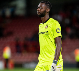 On-loan Gunner Okonkwo keeps 14th clean sheet of the season in Wrexham's 2-0 win v Mansfield Town