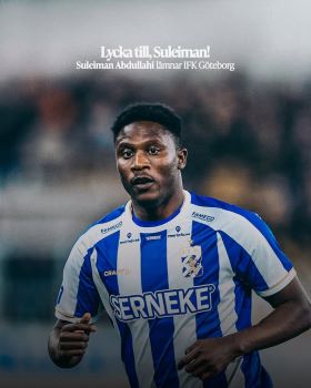 IFK Goteborg and ex-Flying Eagles forward Suleiman Abdullahi agree to go their separate ways