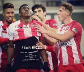 Belgian Federation Warn Awoniyi Over Religious Goal Celebration, Striker Given Suspended Sentence 