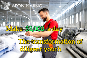 Bitcoin mining, AEON MINING can help you earn $2,000 a day