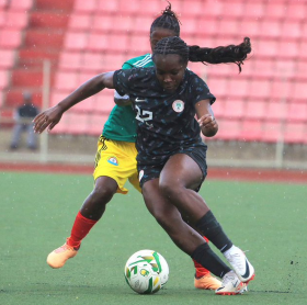 Ethiopia 1 Nigeria 1: Super Falcons stand-in-captain Ajibade salvages draw with superb long-range strike