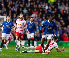 Van Bronckhorst names three Super Eagles stars in Rangers' travelling squad for UEL final 