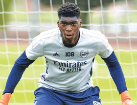 Done deal: Arsenal loan out Nigerian striker-turned-goalkeeper whose brother is on NFF's radar 