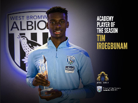 Iroegbunam named West Brom's Academy Player of the Season