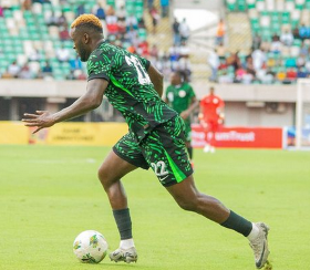 Yet to open Super Eagles account after 8 games: Kola Ige backs 'fantastic player' Boniface to come good 