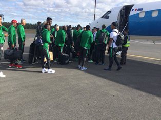 Breaking: Super Eagles Land In Krasnodar Ahead Of Argentina Friendly