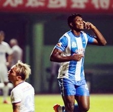 Aaron Samuel Nets Brace In Guangzhou R&F Win