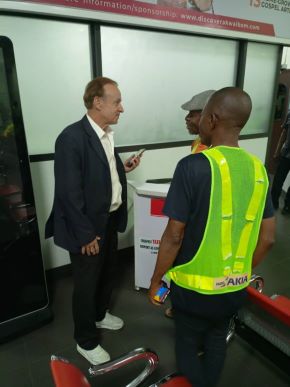 Photos: Benin's Cheetahs coach Gernot Rohr back in Uyo