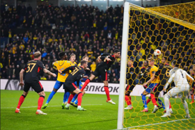 Balogun scores own goal but Rangers keep qualification hopes alive after forcing Brondby to draw 