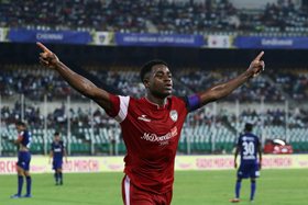 Ex-PSG Striker Ogbeche Scoring For Fun In India; First Goal For Varbergs BoIS' Izuchukwu