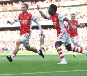 Balogun, Okonkwo not involved as red-hot Arsenal see off Omole's Tottenham 