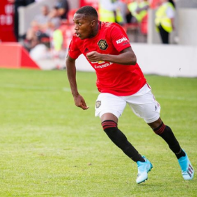  German Clubs Monitoring Nigerian Striker Labelled The Fastest Manchester United Player 