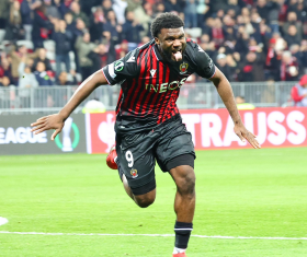 Moffi remains a candidate to be named in Nigeria's AFCON squad after reveal by OGC Nice coach 