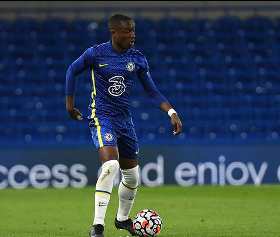 German-born Nigerian defender makes UYL debut for Chelsea in 5-1 loss to Salzburg 