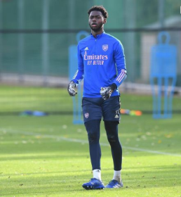 Two teenagers of Nigerian descent involved in Arsenal final training session before trip to Villarreal 