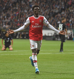  Arsenal Coach Hails Saka After Teenager Announces His Arrival To The World  