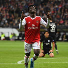 Arsenal Legend Backs Saka To Play Against Eintracht Frankfurt Despite Injury Concern