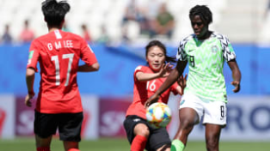 2019 WWC: Nigeria 2 South Korea 0  : Oshoala On Target; GK Nnadozie Sets World Record 