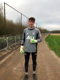 (Photo Confirmation) FC Barcelona School Goalkeeper Training At Manchester United 