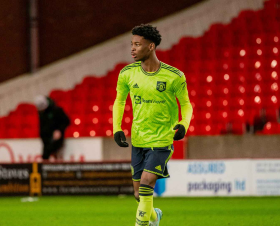 Talented striker Musa scores scores brilliant back-heel goal for Man Utd on EFL Trophy debut