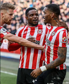 Super Eagles star makes first EPL appearance since March as Bees sting Manchester United