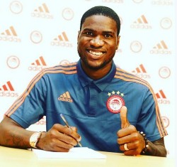 Olympiakos Striker Ideye Honoured To Get Super Eagles Recall