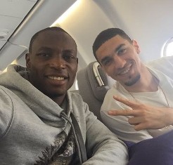 Anthony Ujah And Leon Balogun Jet Off To Nigeria