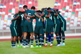 Super Eagles hold first training session pre-Portugal, three players still being expected