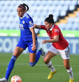 WSL : Plumptre proud of Leicester City teammates despite loss to Man Utd 