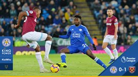 Leicester 1 West Ham 1 : Late Ndidi Goal Salvages Draw For Foxes; Iheanacho Starts Ahead Of Vardy