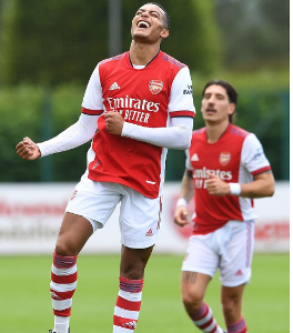 Nigeria-eligible midfielder scores from outside the box again as Arsenal U23s beat Ebbsfleet