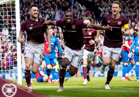 Hearts' Ikpeazu Relishing First Career Final After Scoring In Scottish Cup Semis