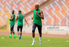 Osimhen teaches Balogun a lesson Super Eagles final workout in Abuja; Napoli striker unplayable 