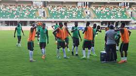 Super Eagles Final Training Pre-Atlético Madrid : Kelechi Nwakali, Ikouwem Shine 