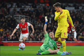 Nigeria-eligible GK at the Emirates Stadium but not in squad as Arsenal are beaten by Liverpool 