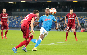 Mertens impressed by Osimhen as Super Eagles striker equals Napoli record