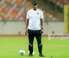 Super Eagles coach arrival video: Eguavoen begins fourth stint in charge of three-time African champions