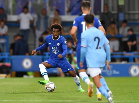 Three players of African descent pictured training with Chelsea final workout pre-Southampton 