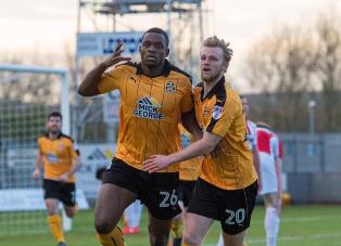 Nigeria Target Uche Ikpeazu Hits Eighth Goal Of The Season For Cambridge United