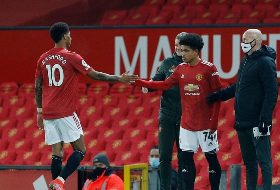 Nigeria-eligible striker battles Ronaldo, Cavani, Rashford, 6 others for Man Utd GOTM