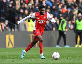 Sodje namechecks Partey as he reveals three Arsenal players who impressed him v Brentford