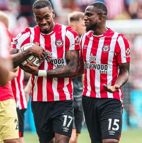 Brentford's Super Eagles midfielder bags first EPL assist after logging 1,198 minutes 